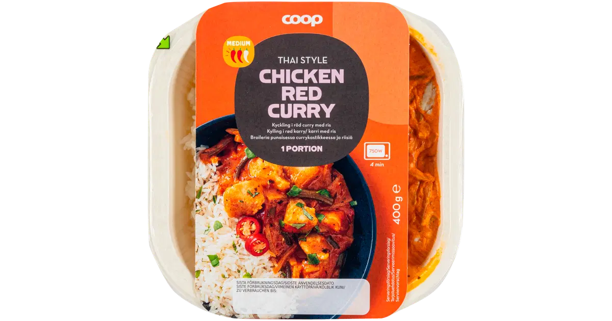 Coop Kana Punases Karri Kastmes 400 G | Prisma | alati odavad hinnad ...