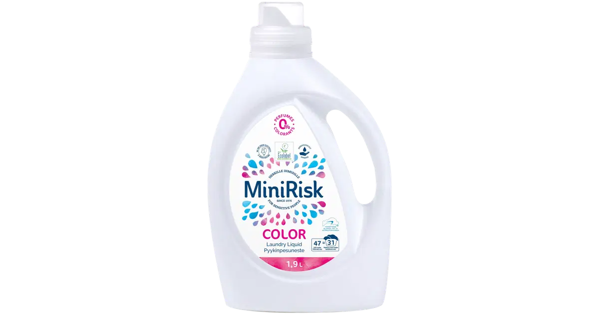 Mini Risk Mini Risk Pyykinpesuneste Color 1,9L | S-kaupat ruoan verkkokauppa
