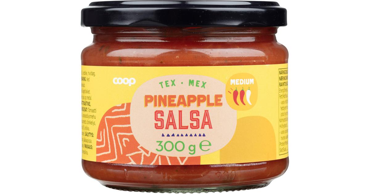 Coop salsakastike medium ananaksella 300 g