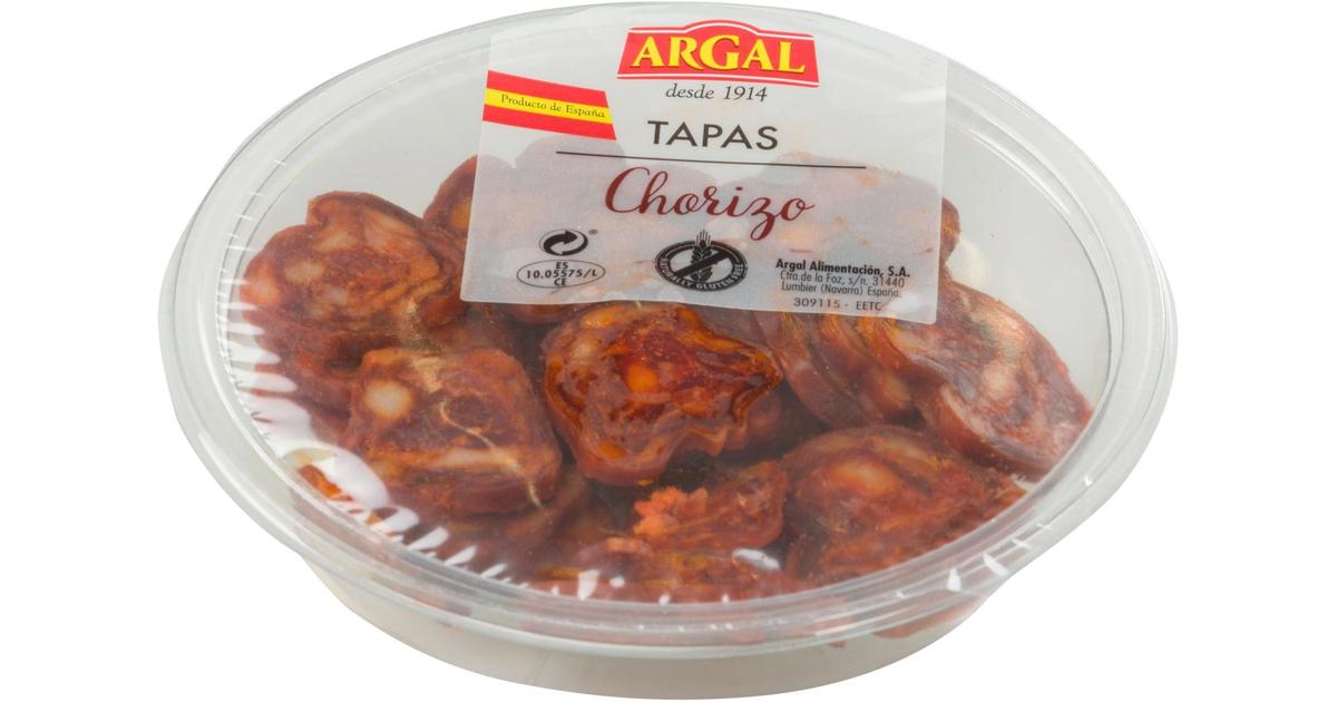 Argal Tapas Chorizo Makkarakiekkoja 80g S Kaupat Ruoan Verkkokauppa