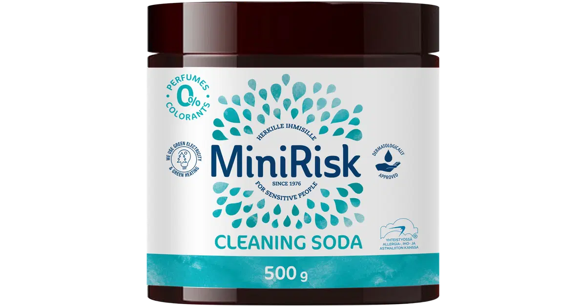 Mini Risk Mini Risk Yleispuhdistussooda 500g | S-kaupat ruoan verkkokauppa
