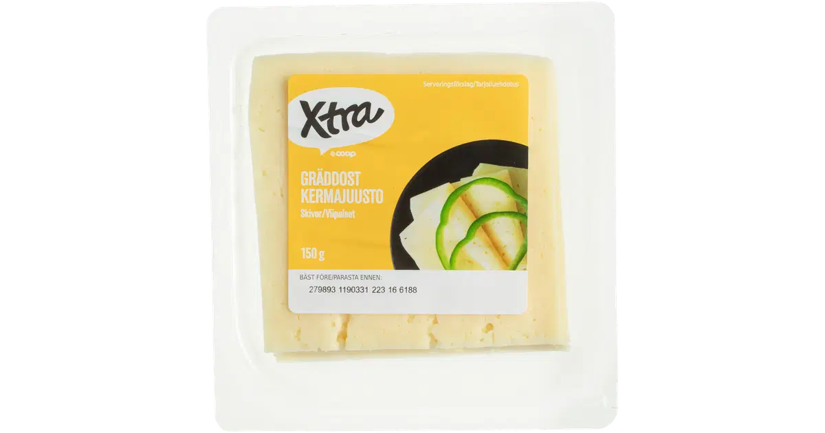 Xtra Koorejuust, 25% rasva, 150 g | Prisma | alati odavad hinnad, telli ...