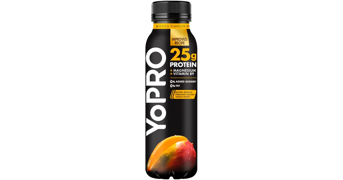 Danone YoPro juotava jogurtti, runsasproteiininen, mango, laktoositon ...