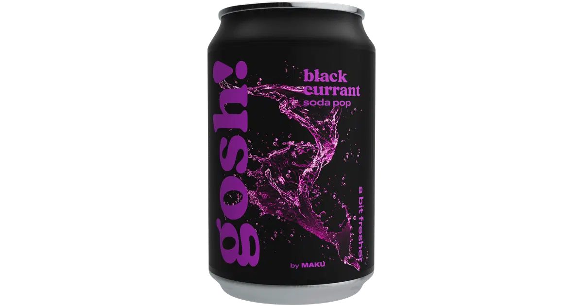 Gosh! Blackcurrant Soda Pop virvoitusjuoma 0,33l tlk | S-kaupat ruoan ...