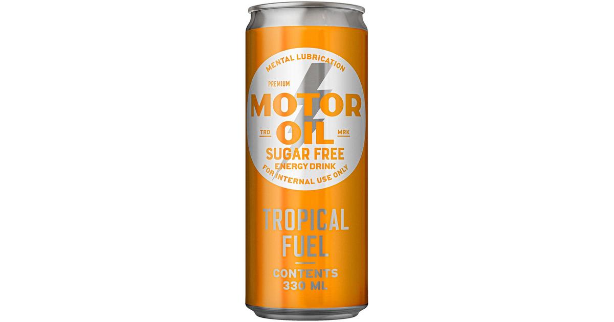 Motor Oil Energy Drink Tropical Fuel 0,33 l tlk Skaupat ruoan