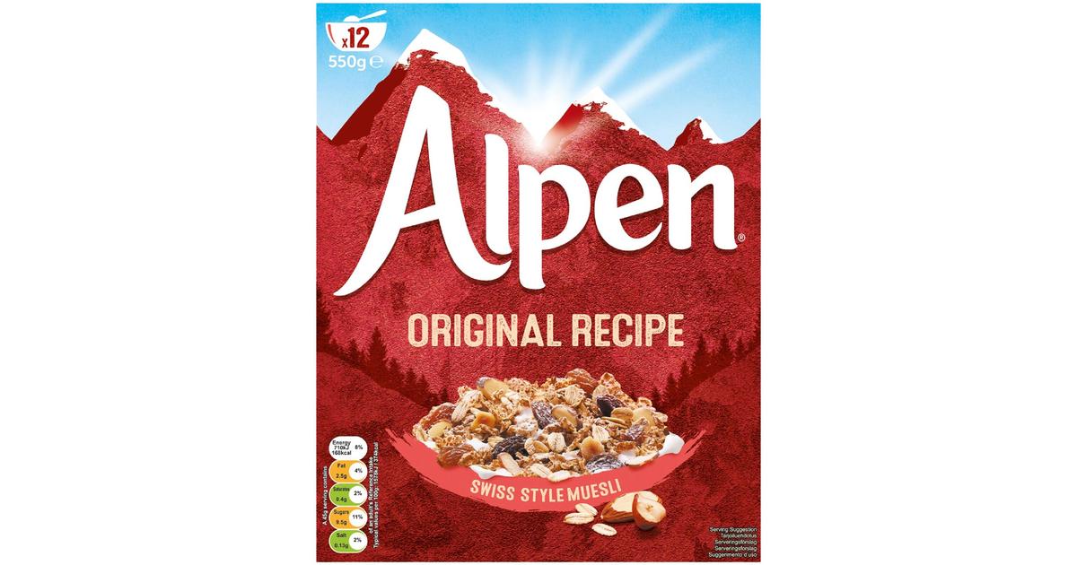 Alpen Muesli Alpen - Recette originale - 650 g