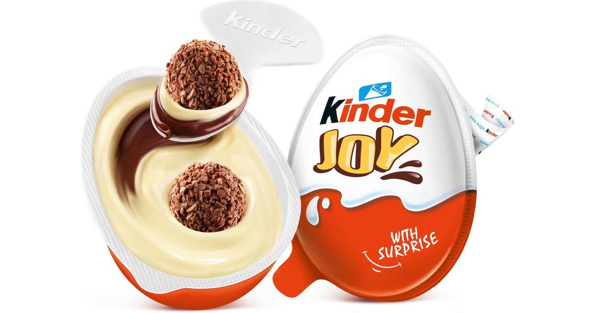 Kinder Joy Rapeita vohvelipalloja maitoisassa kaakao- ja maitokreemissä.  Sisältää lelun 20g | S-kaupat ruoan verkkokauppa