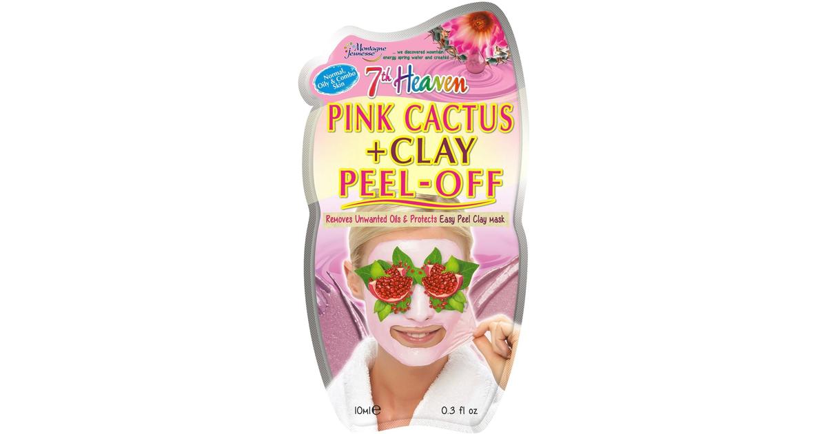 Montagne Jeunesse 7th Heaven Pink Cactus & Clay Peel-Off kasvonaamio 10ml |  S-kaupat ruoan verkkokauppa