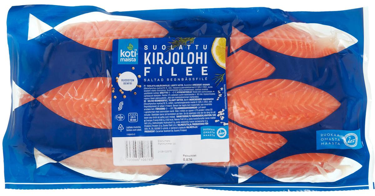 Kotimaista Kirjolohilfilee ruodoton vak noin 2,8kg | S-kaupat ruoan  verkkokauppa