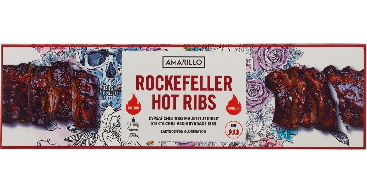 Amarillo Rockefeller Hot Ribs kypsä porsaankylki n. 500 g | S-kaupat ruoan  verkkokauppa