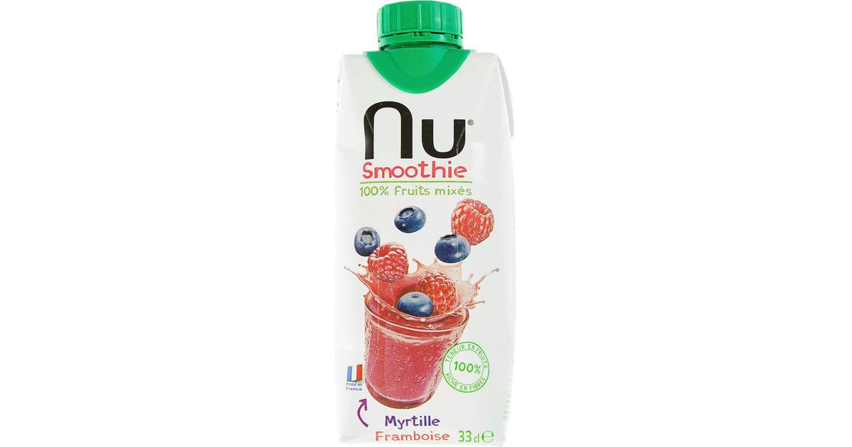 Nu Smoothie 330ml mustikka-vadelma smoothie | S-kaupat ruoan verkkokauppa