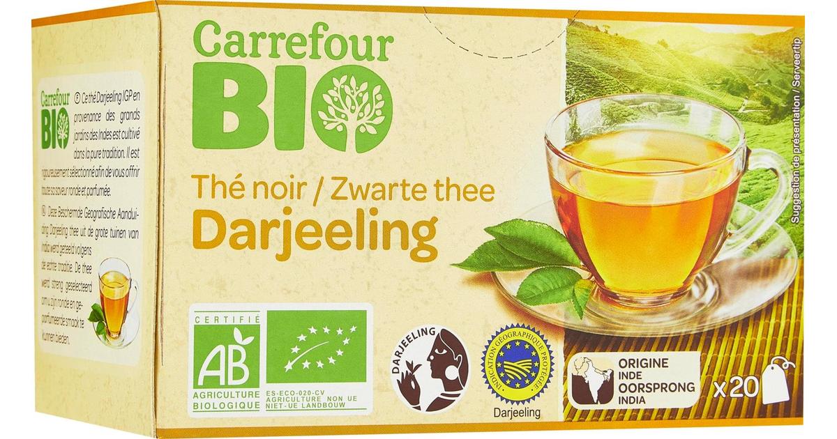 Carrefour Bio Darjeeling musta tee luomu 20 pss | S-kaupat ruoan  verkkokauppa