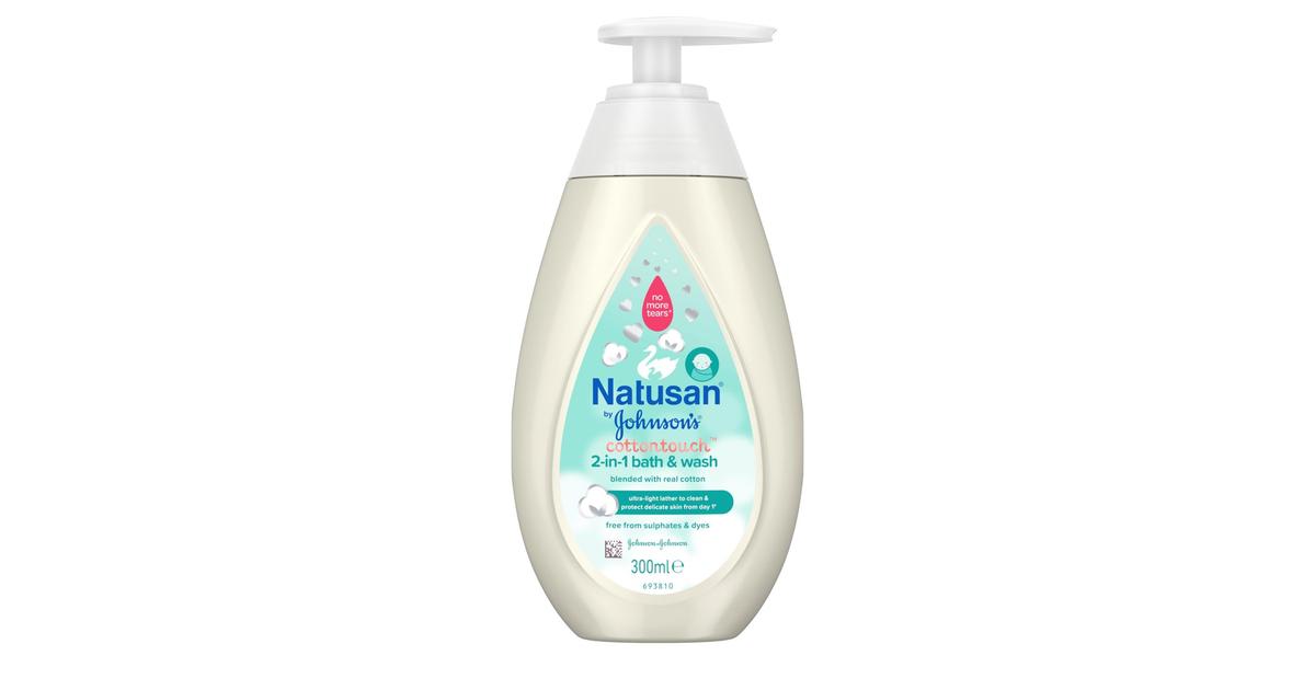 Natusan by Johnson's Cotton Touch Wash pesuneste 300ml | S-kaupat ruoan  verkkokauppa