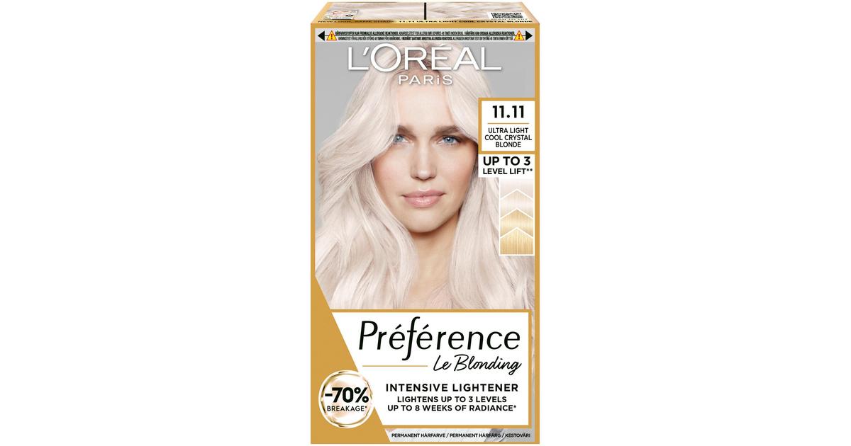 L'Oréal Paris Préférence Blondissimes  Ultra Light erittäin kirkas  viileä kestoväri 1kpl | S-kaupat ruoan verkkokauppa