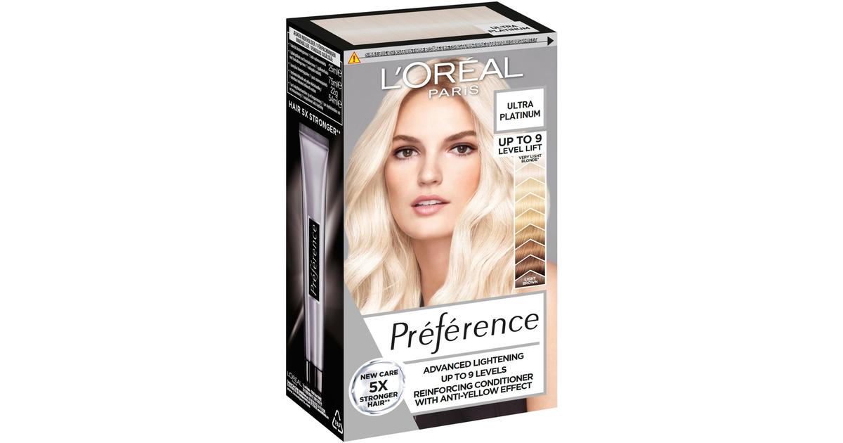 L'Oréal Paris Preference Ultra Platinum 9 asteen ultravoimakas vaalennus  1kpl | S-kaupat ruoan verkkokauppa