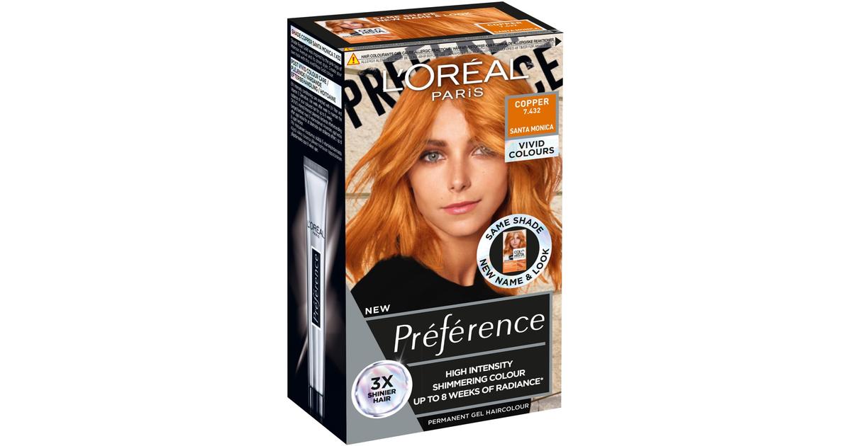 L'Oréal Paris Préférence Vivid Colours Copper intensiivinen kestoväri 1kpl  | S-kaupat ruoan verkkokauppa