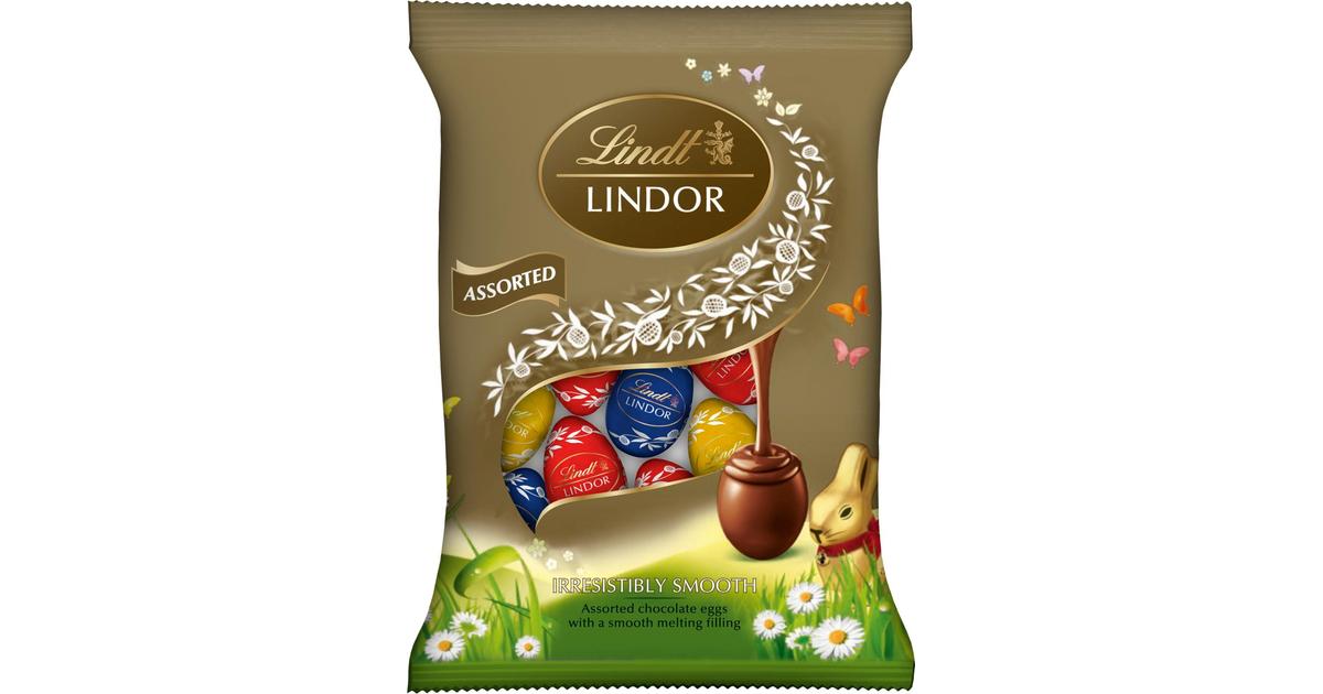 Lindt Lindor minimunat suklaa sekoitus, maito valko tumma suklaa täyte 90g  | S-kaupat ruoan verkkokauppa