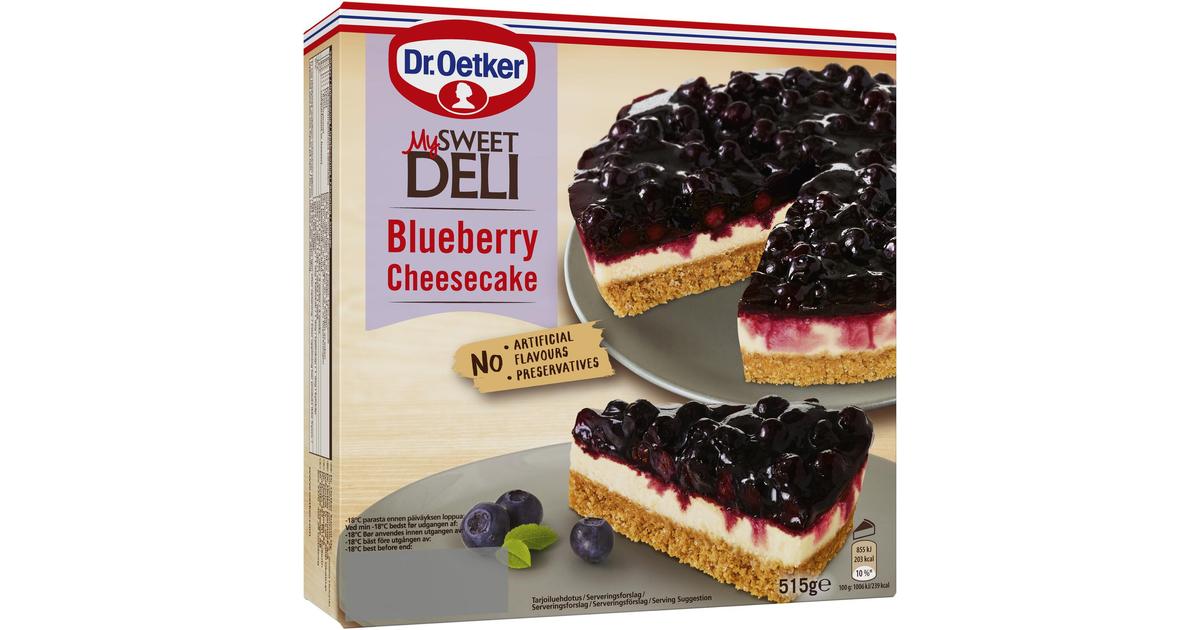 Dr. Oetker My Sweet Deli Cheesecake Blueberry pakastekakku 515 g | S-kaupat  ruoan verkkokauppa