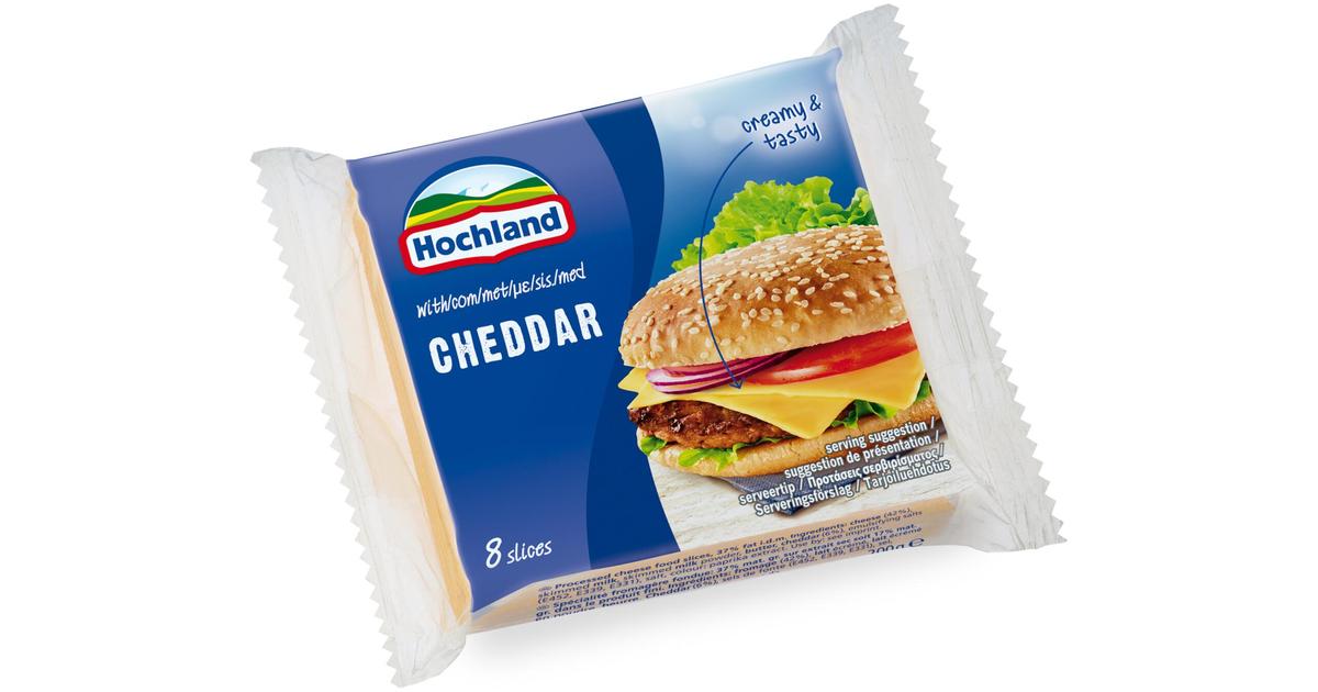 Hochland Cheddar sulatejuustoviipaleet 200 g | S-kaupat ruoan verkkokauppa