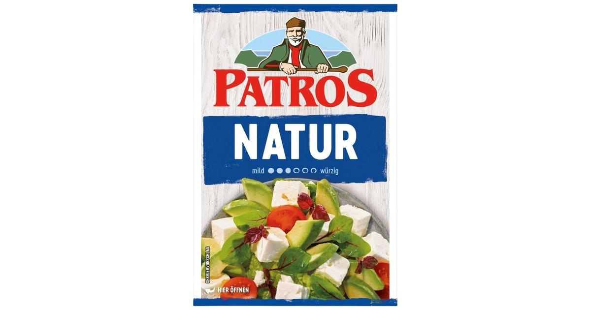 Patros Natur salaattijuusto 200g | S-kaupat ruoan verkkokauppa