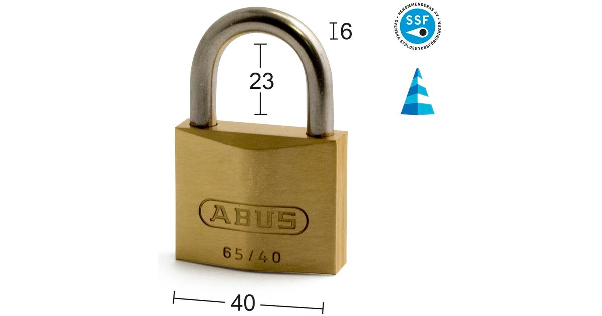 Abus-riippulukko marine 65ib 40/rst | S-kaupat ruoan verkkokauppa