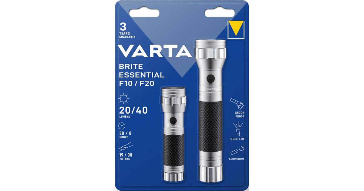 Taskulamppu Twin pack Varta Brite Essential F10 & F20 | S-kaupat ruoan  verkkokauppa