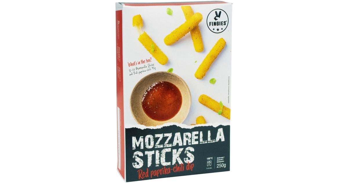 Fingies Mozzarella sticks ja dippi 250g espaistettu | S-kaupat ruoan  verkkokauppa