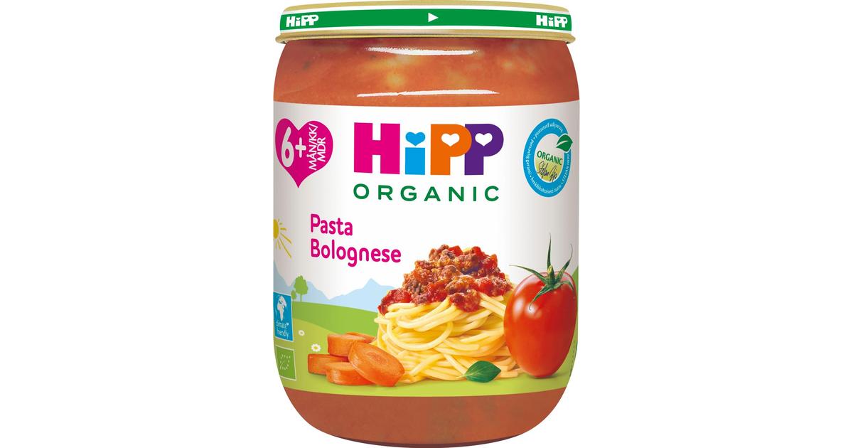 Hipp 190g Luomu Pasta Bolognese 6 kk | S-kaupat ruoan verkkokauppa