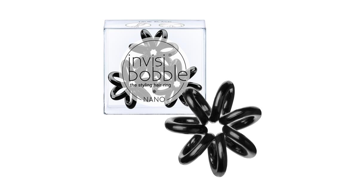 invisibobble NANO True Black hiuslenkit 3kpl | S-kaupat ruoan verkkokauppa