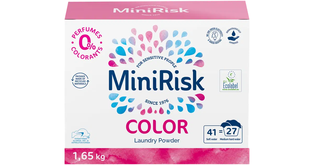 Mini Risk Mini risk pesupulber color 1,65kg | Prisma | alati odavad hinnad, telli ...