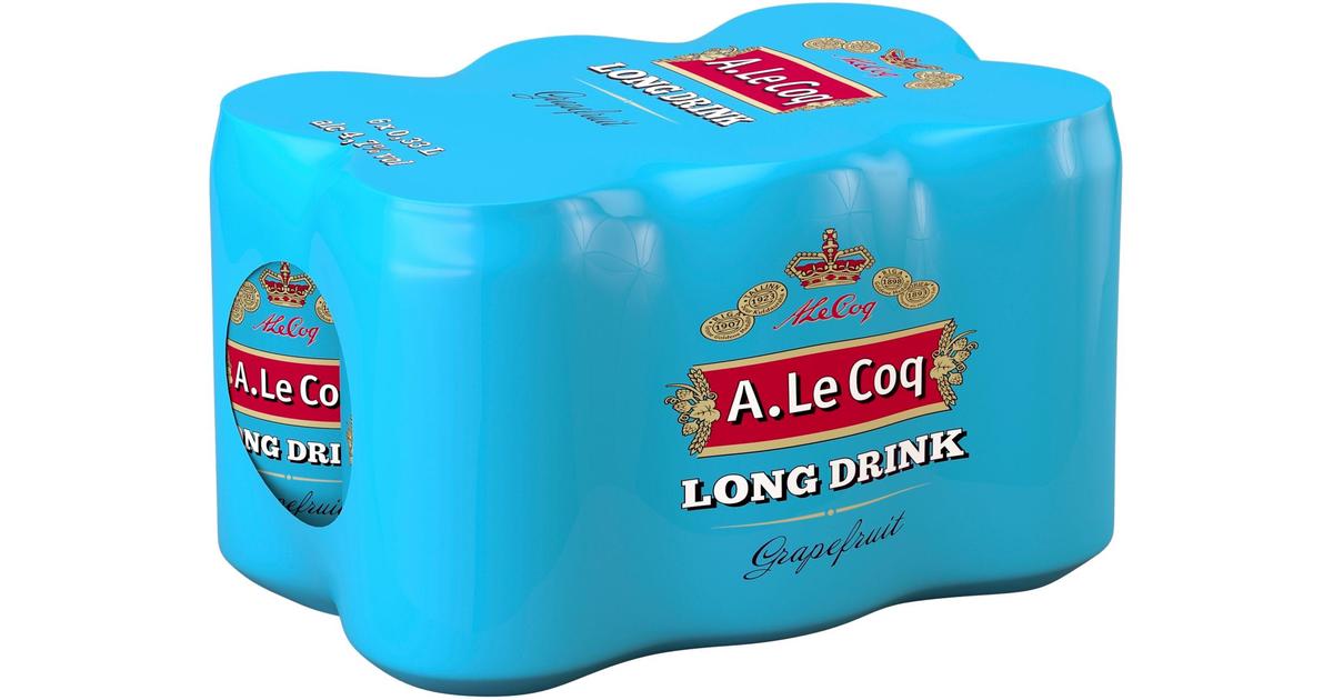 6 x A. Le Coq Grapefruit Long Drink 4,7% 0,33 l tlk | S-kaupat ruoan  verkkokauppa