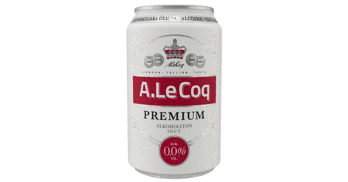 A. Le Coq Alkoholiton 0,0% olut 0,33 l tlk | S-kaupat ruoan verkkokauppa