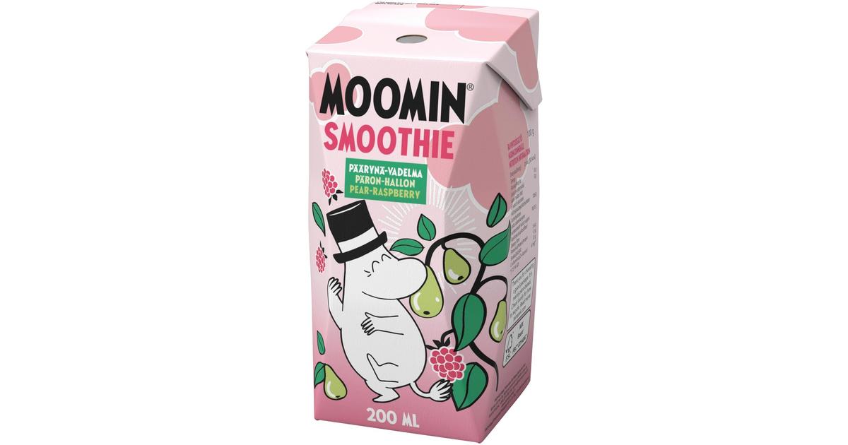 Moomin päärynä-vadelma smoothie 200ml | S-kaupat ruoan verkkokauppa