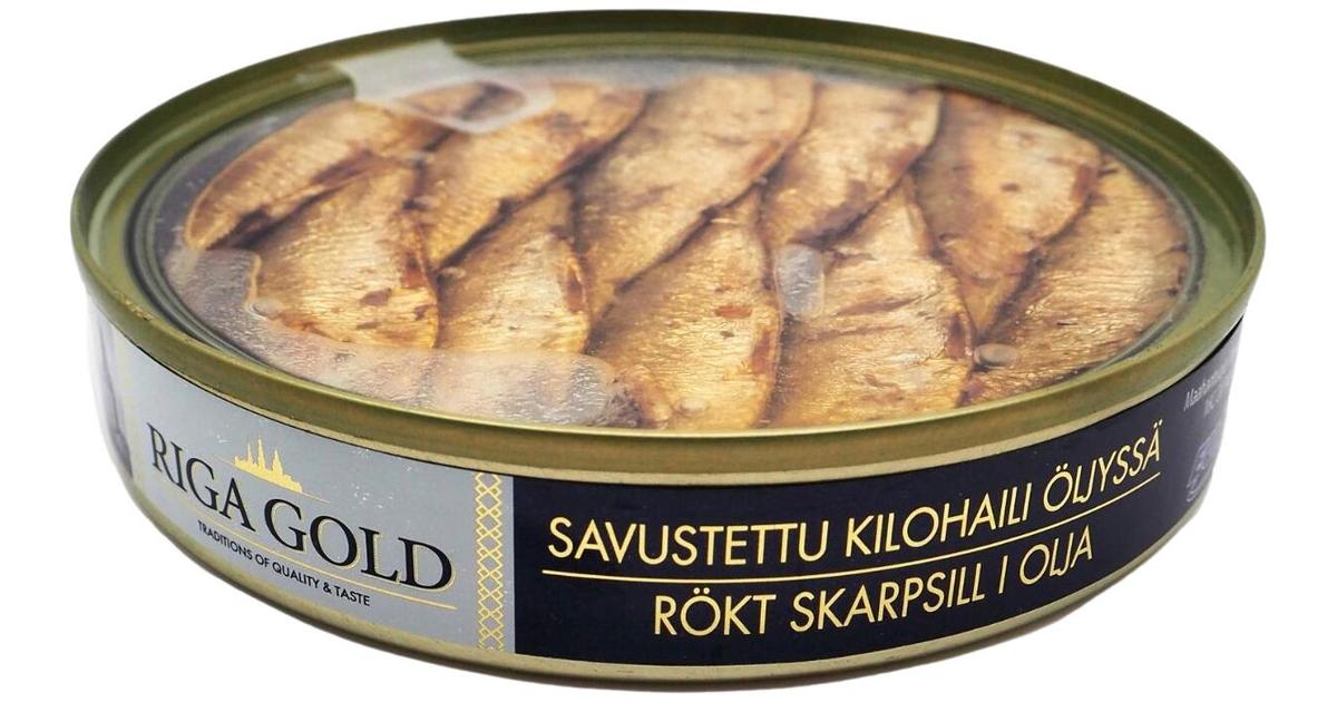 RIGA GOLD savustettu kilohaili öljyssä 120 g | S-kaupat ruoan verkkokauppa