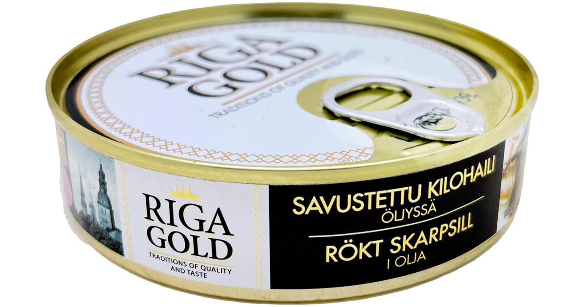 RIGA GOLD Savustettu kilohaili öljyssä 160g/112g | S-kaupat ruoan  verkkokauppa