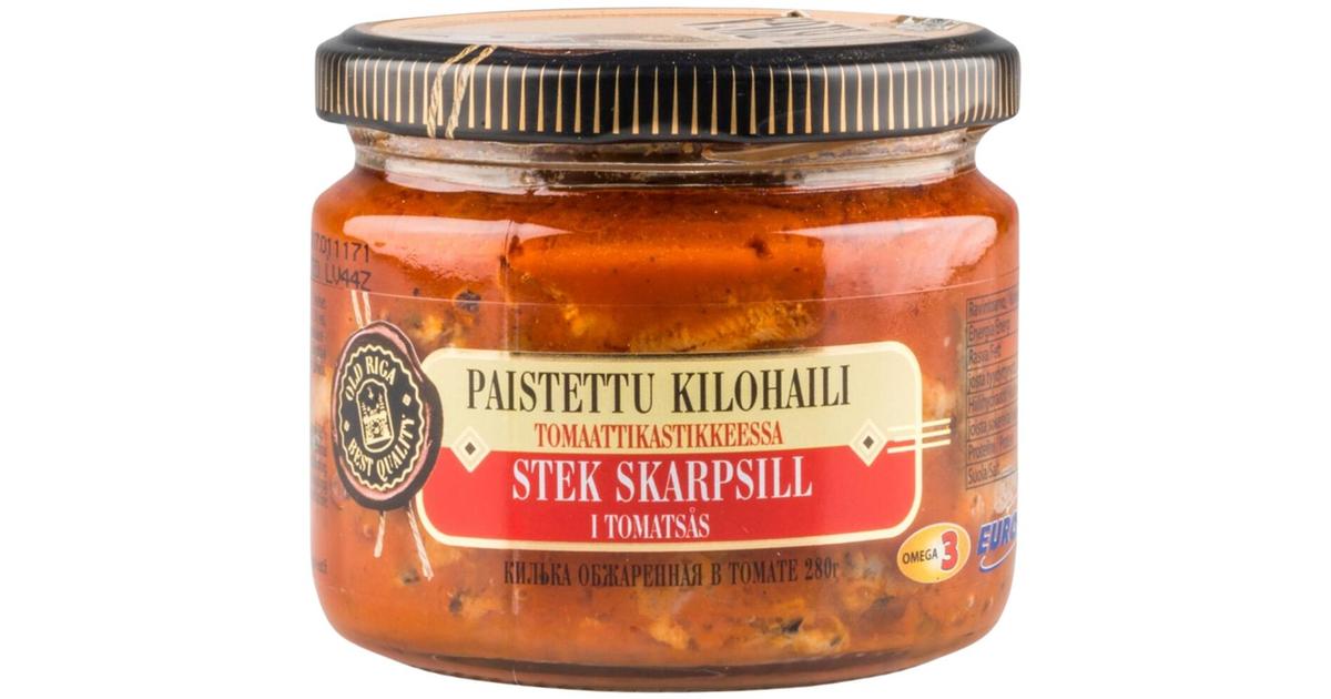 OLD RIGA Paistettu kilohaili tomaattikastikkeessa 280g/175g | S-kaupat  ruoan verkkokauppa