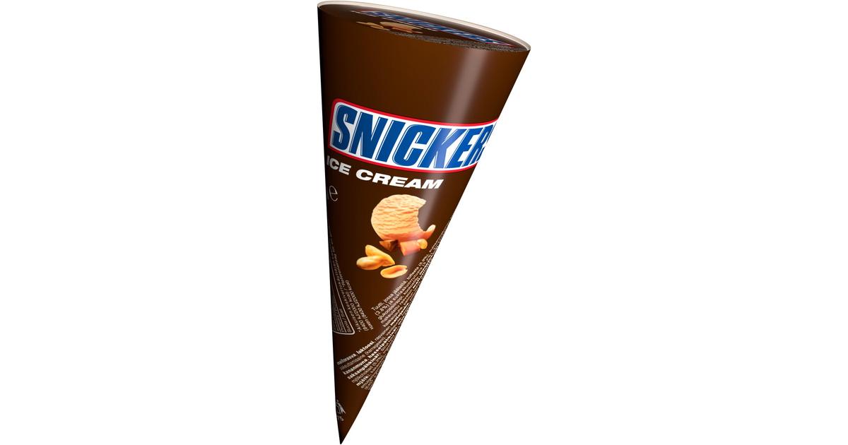 Snickers jäätelötuutti 110ml (70 g) | S-kaupat ruoan verkkokauppa