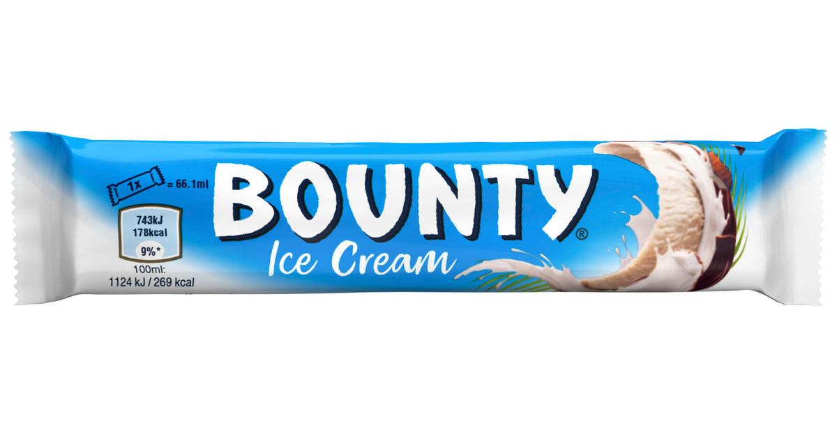 Bounty jäätelöpatukka 66,1ml (51,6 g) | S-kaupat ruoan verkkokauppa