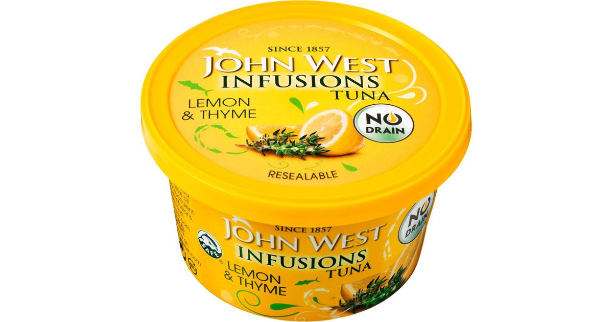 John West Infusions valutettu tonnikala Sitruuna & Timjami 80g S