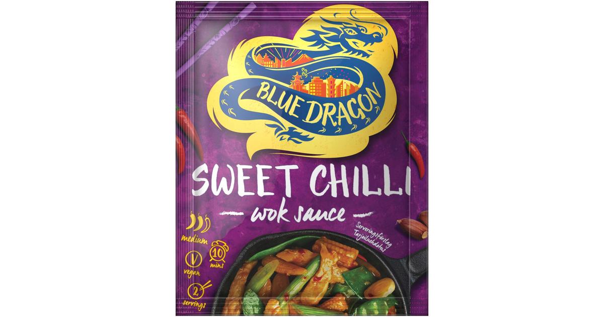 Blue Dragon Sweet chilli wok-kastike 120g | S-kaupat ruoan verkkokauppa