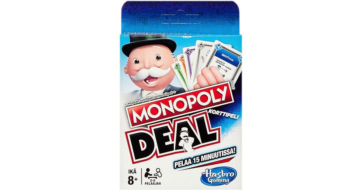 Hasbro Gaming Monopoly Deal korttipeli FI | S-kaupat ruoan verkkokauppa