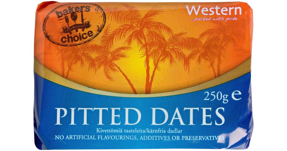 Western 250g kivettömiä taateleita | S-kaupat ruoan verkkokauppa