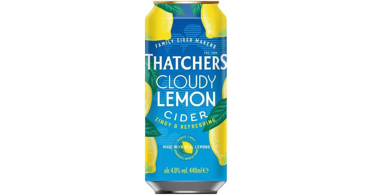 Thatchers Cloudy Lemon Cider 4 0,44l tölkki Skaupat ruoan verkkokauppa