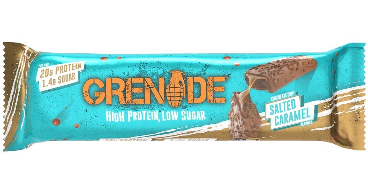 Grenade Chocolate chip Salted Caramel proteiiini patukka 60g | S-kaupat  ruoan verkkokauppa