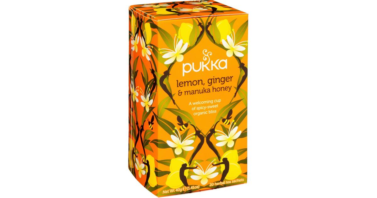 Pukka 20p Yrttitee Lemon, Ginger & Manuka Honey luomu | S-kaupat ruoan  verkkokauppa