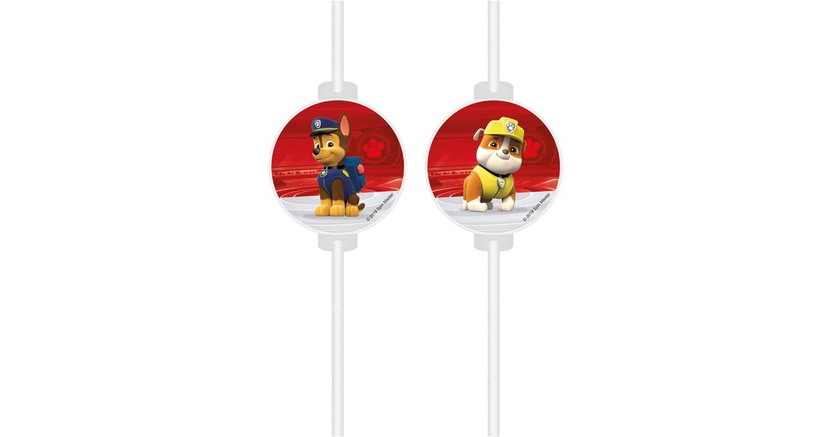 PAW PATROL PAPER MEDALLION PAPER STRAWS | S-kaupat ruoan verkkokauppa