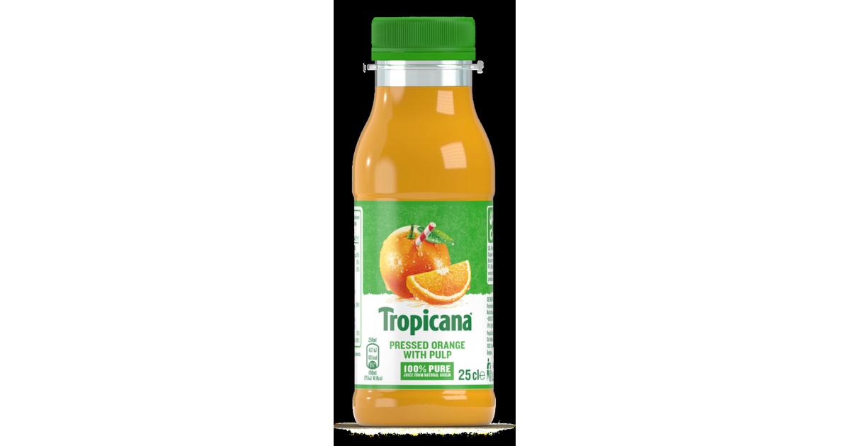 Tropicana orange juice with bits appelsiinitäysmehu hedelmälihalla 0,25l |  S-kaupat ruoan verkkokauppa