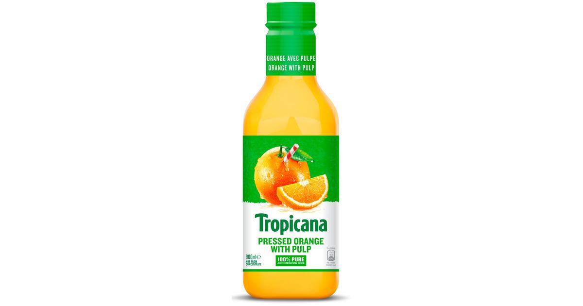 Tropicana pressed orange juice with pulp appelsiinitäysmehu hedelmälihalla  0,9l | S-kaupat ruoan verkkokauppa
