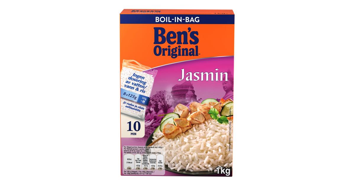 Ben's Original Jasmiiniriisi keitinpusseissa 8x125g | S-kaupat ruoan  verkkokauppa