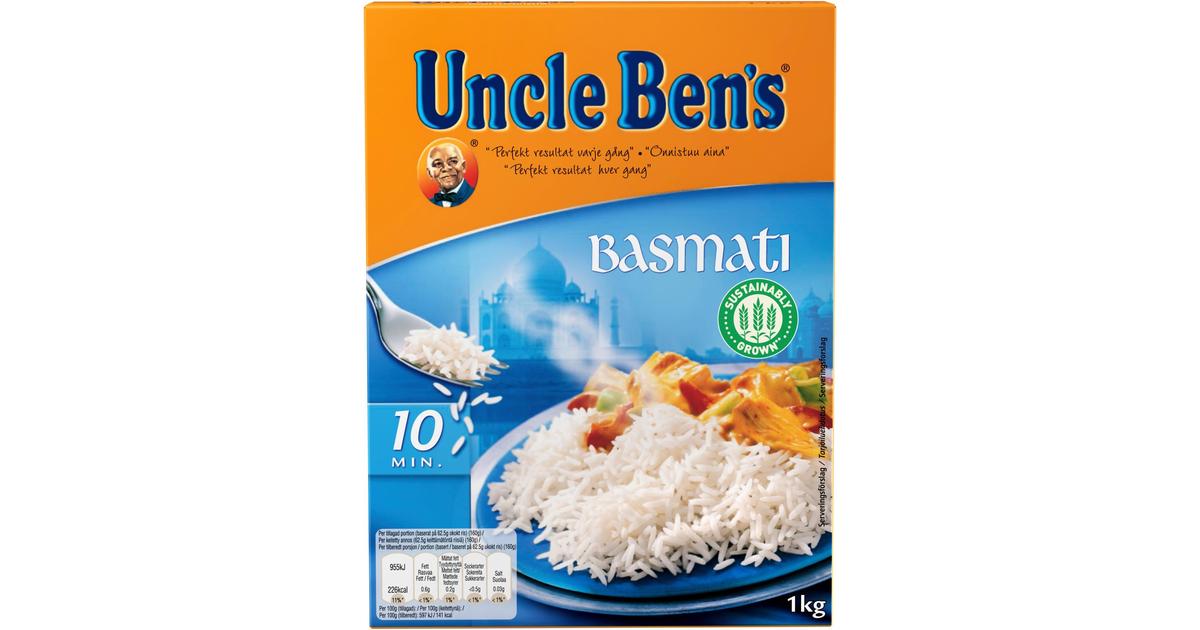 Uncle Ben's Basmatiriisi 1kg | S-kaupat ruoan verkkokauppa